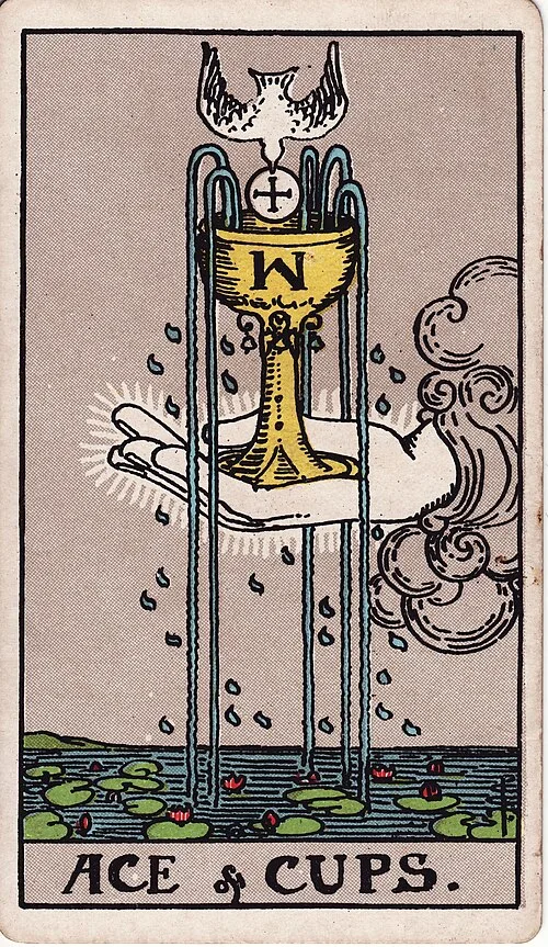 ไพ่ Ace of Cups (เอซถ้วย)