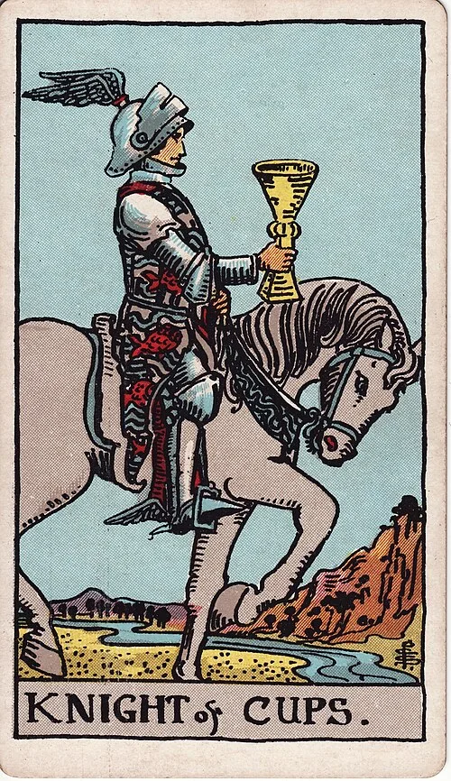 ไพ่ Knight of Cups (อัศวินถ้วย)