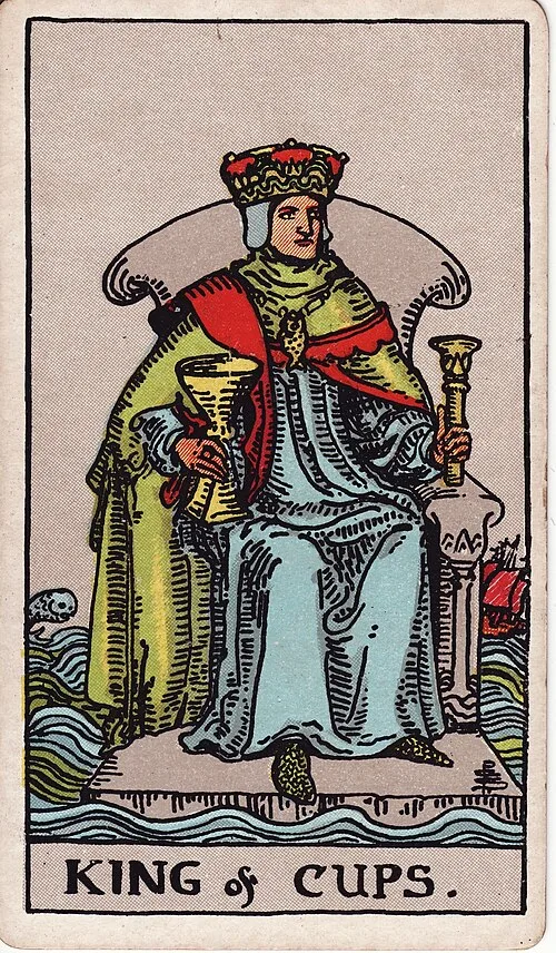 ไพ่ King of Cups (ราชาถ้วย)