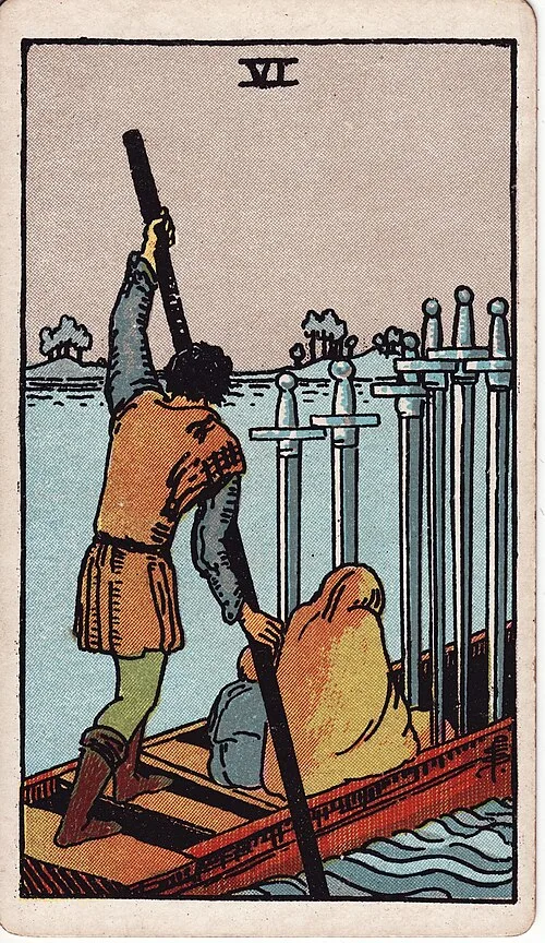 ไพ่ Six of Swords (หกดาบ)