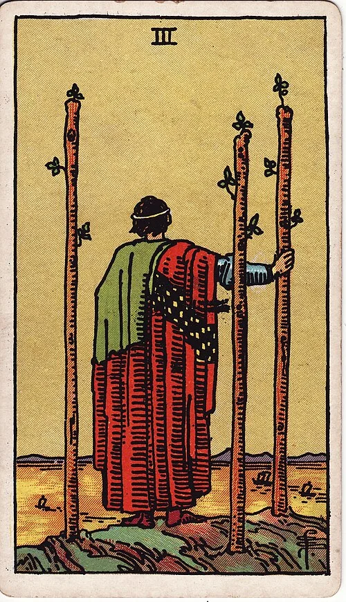 ไพ่ Three of Wands (สามไม้เท้า)